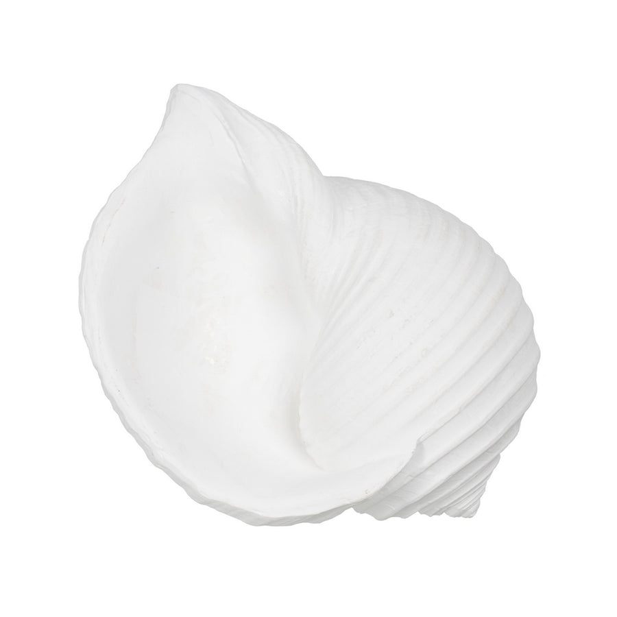 WHITE SNAIL FIGURE RESIN DECORATION 15 X 11 X 9 CM