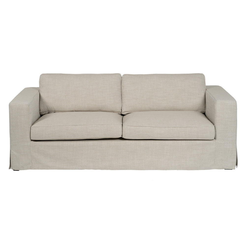 SOF� 3 PLAZAS BEIGE TEJIDO SIENA 222 X 95 X 80 CM