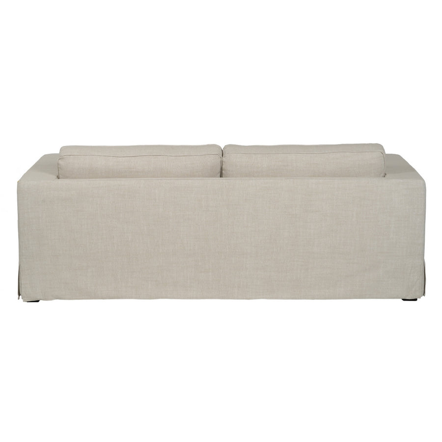 SOFÁ 3 PLAZAS BEIGE TEJIDO SIENA 222 X 95 X 80 CM