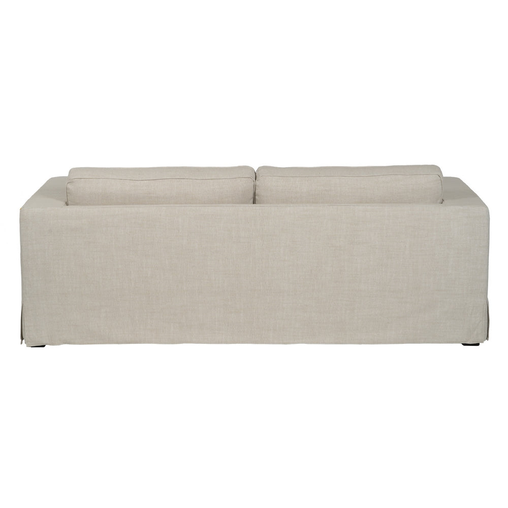 SOFÁ 3 PLAZAS BEIGE TEJIDO SIENA 222 X 95 X 80 CM