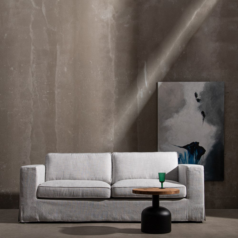 SOF� 3 PLAZAS GRIS TEJIDO SIENA 222 X 95 X 80 CM