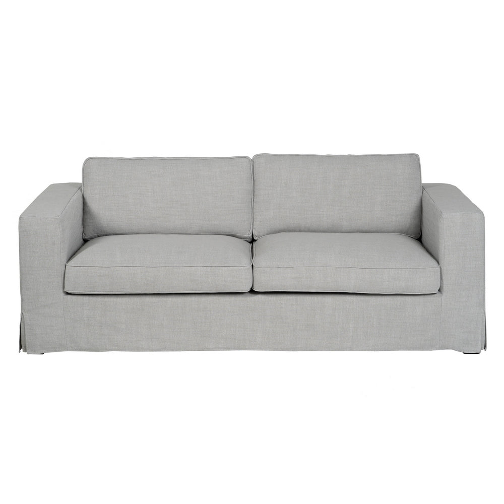 SOF� 3 PLAZAS GRIS TEJIDO SIENA 222 X 95 X 80 CM