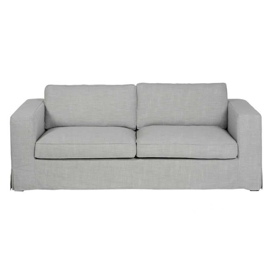 SOFÁ 3 PLAZAS GRIS TEJIDO SIENA 222 X 95 X 80 CM