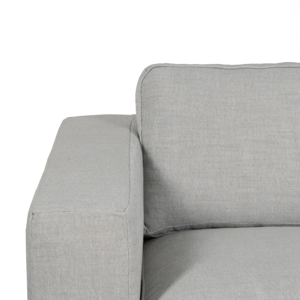 SOFÁ 3 PLAZAS GRIS TEJIDO SIENA 222 X 95 X 80 CM