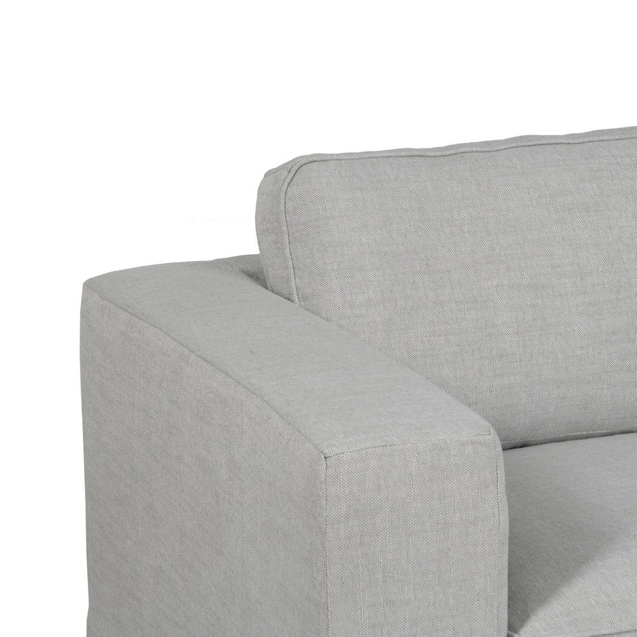SOFÁ 3 PLAZAS GRIS TEJIDO SIENA 222 X 95 X 80 CM