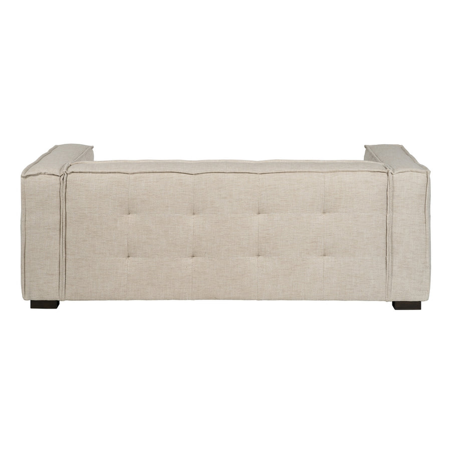 SOFÁ 3 PLAZAS BEIGE TEJIDO SIBARIS 218 X 102 X 77 CM