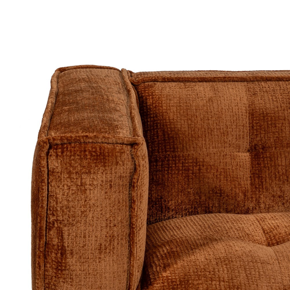 SOF� 3 PLAZAS TEJA TEJIDO SIBARIS 218 X 102 X 77 CM