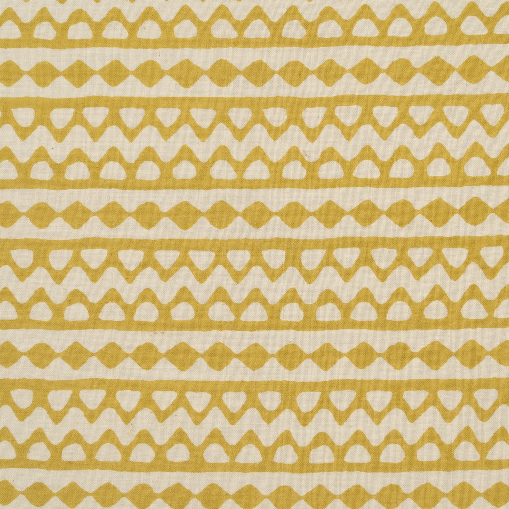 BEIGE-MUSTARD CUSHION 100% COTTON 60 X 40 CM