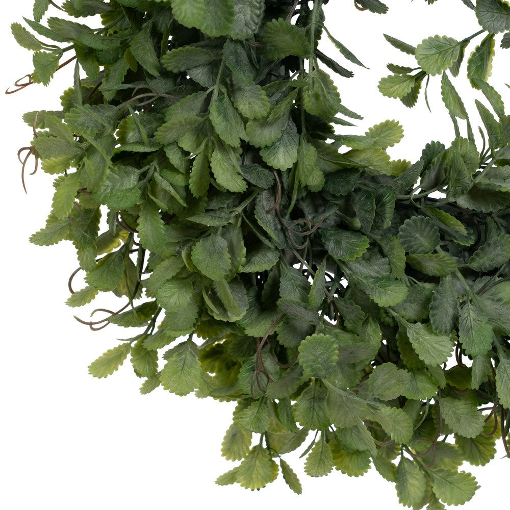 GREEN TABLE CENTERPIECE PVC DECORATION 31 X 31 CM