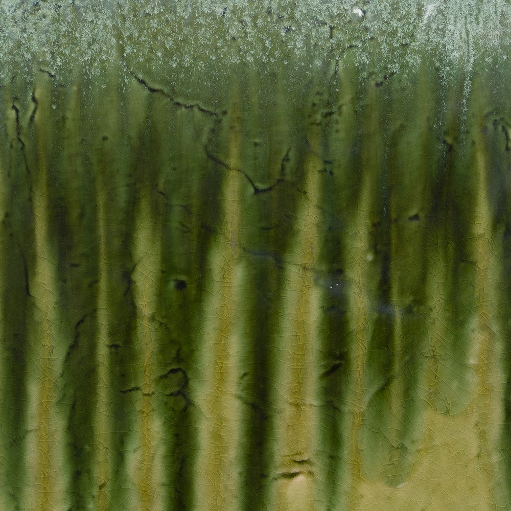JARRÓN VERDE CERÁMICA DECORACIÓN 43 X 16 X 41,50 CM