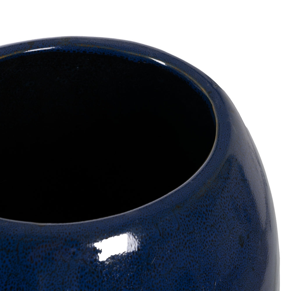 BLUE VASE CERAMIC DECORATION 35 X 35 X 81 CM