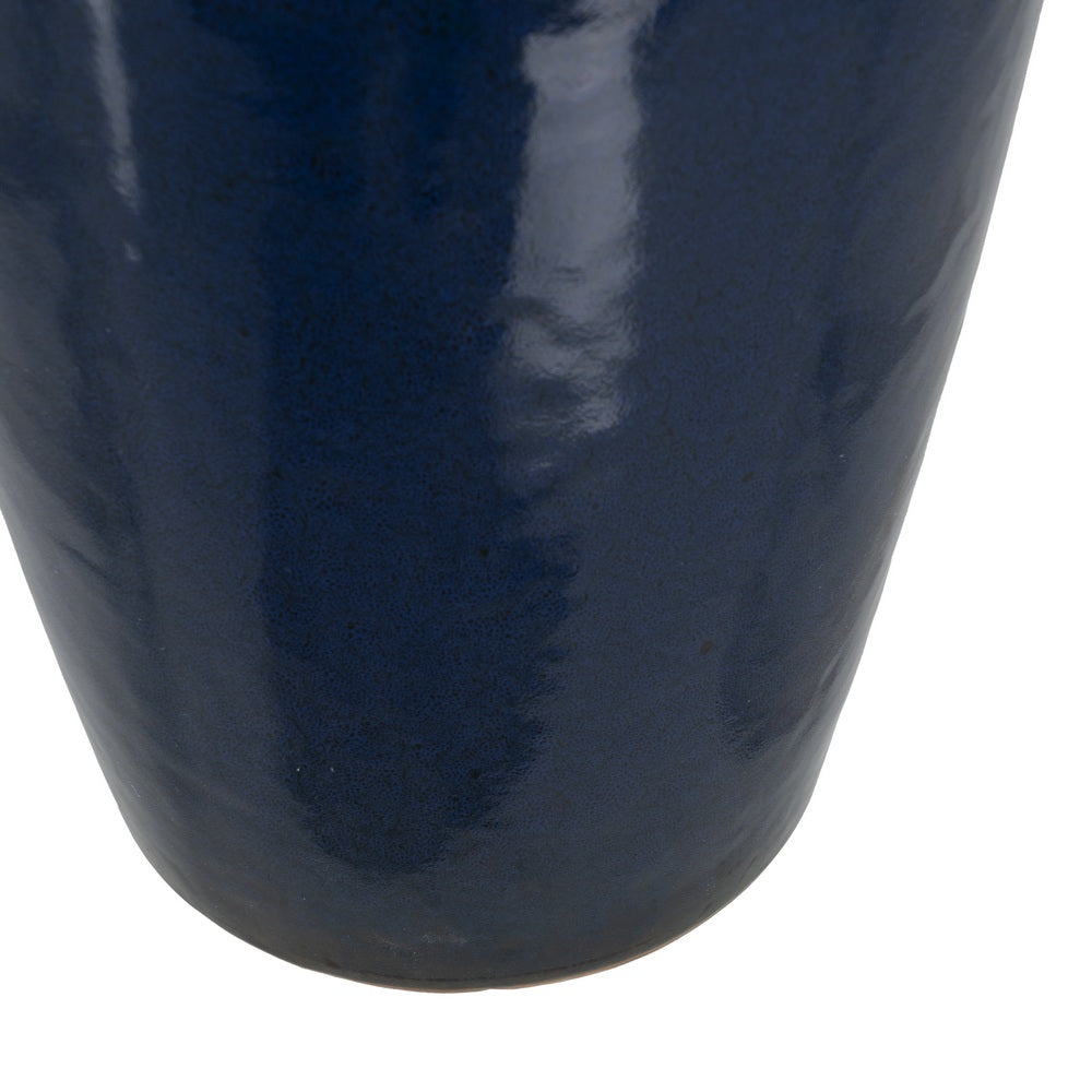 BLUE VASE CERAMIC DECORATION 35 X 35 X 81 CM