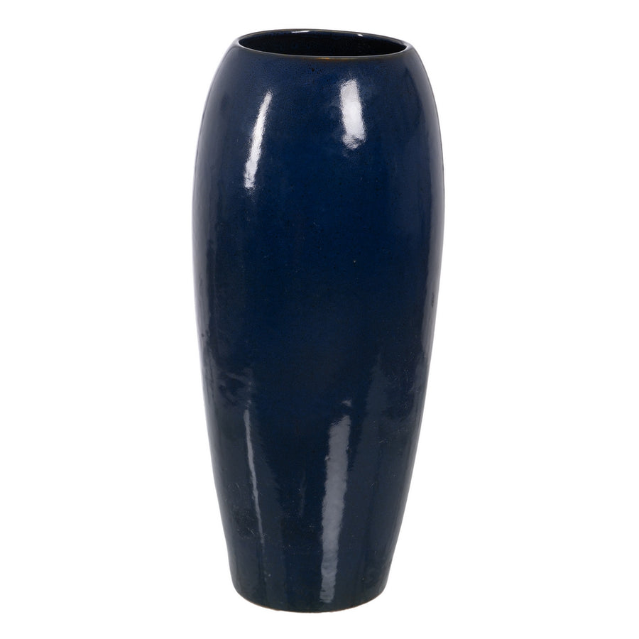 BLUE VASE CERAMIC DECORATION 35 X 35 X 81 CM
