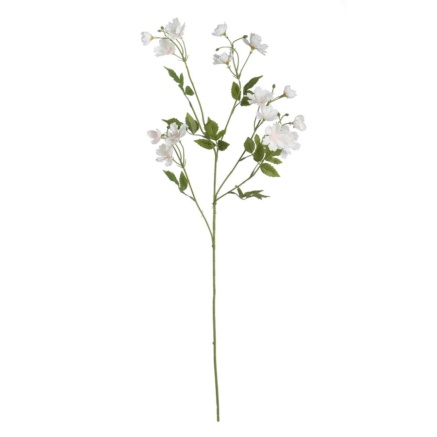WHITE CHERRY BLOSSOM POLYESTER-POLYETHYLENE 88 CM