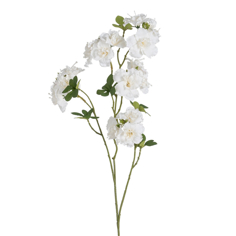 FLOR AZALEA BLANCO POLIÉSTER-POLIETILENO 92 CM