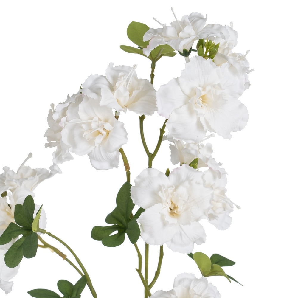 FLOR AZALEA BLANCO POLIÉSTER-POLIETILENO 92 CM