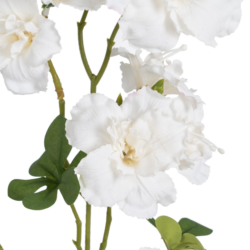 FLOR AZALEA BLANCO POLIÉSTER-POLIETILENO 92 CM
