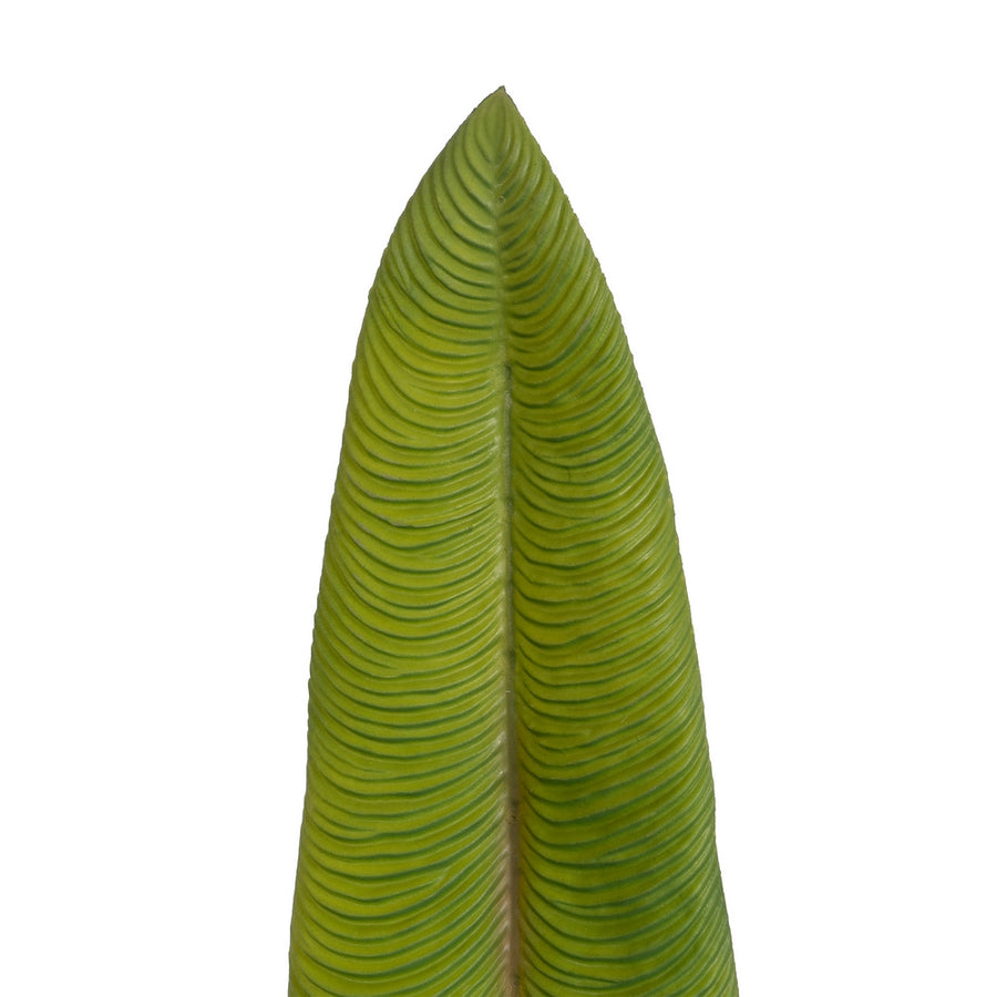 HOJA MANGO VERDE POLIETILENO DECORACIÓN 103 CM