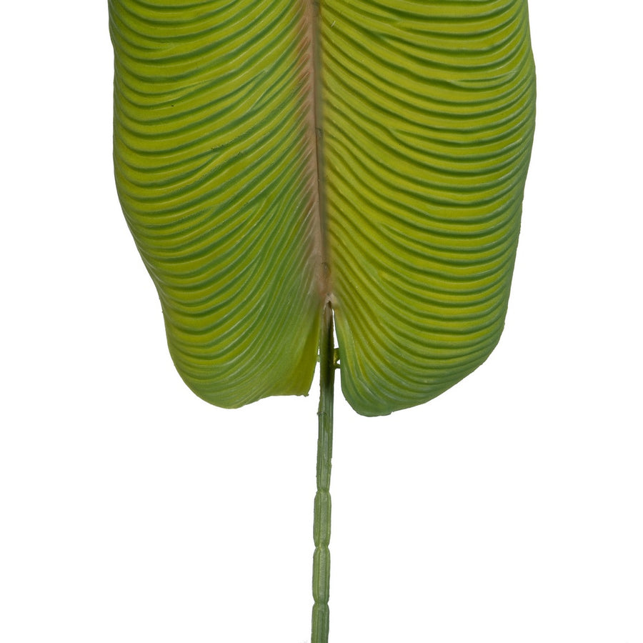 HOJA MANGO VERDE POLIETILENO DECORACIÓN 103 CM