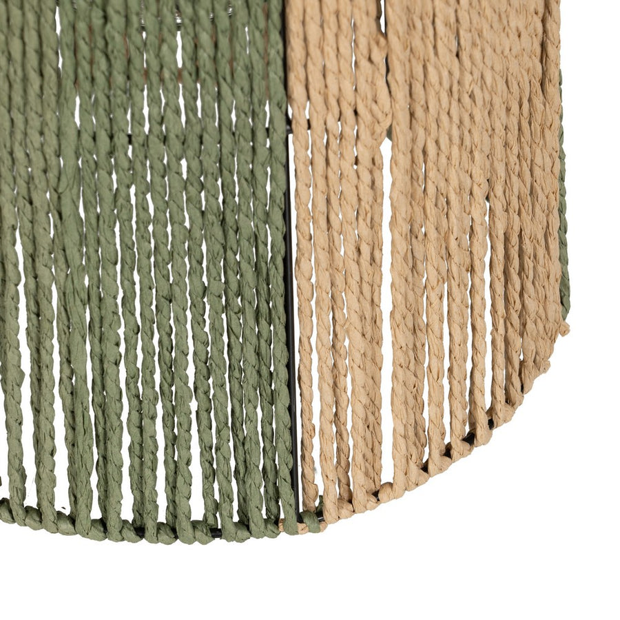FAROL PORTAVELAS NATURAL PAPEL 25 X 25 X 50 CM
