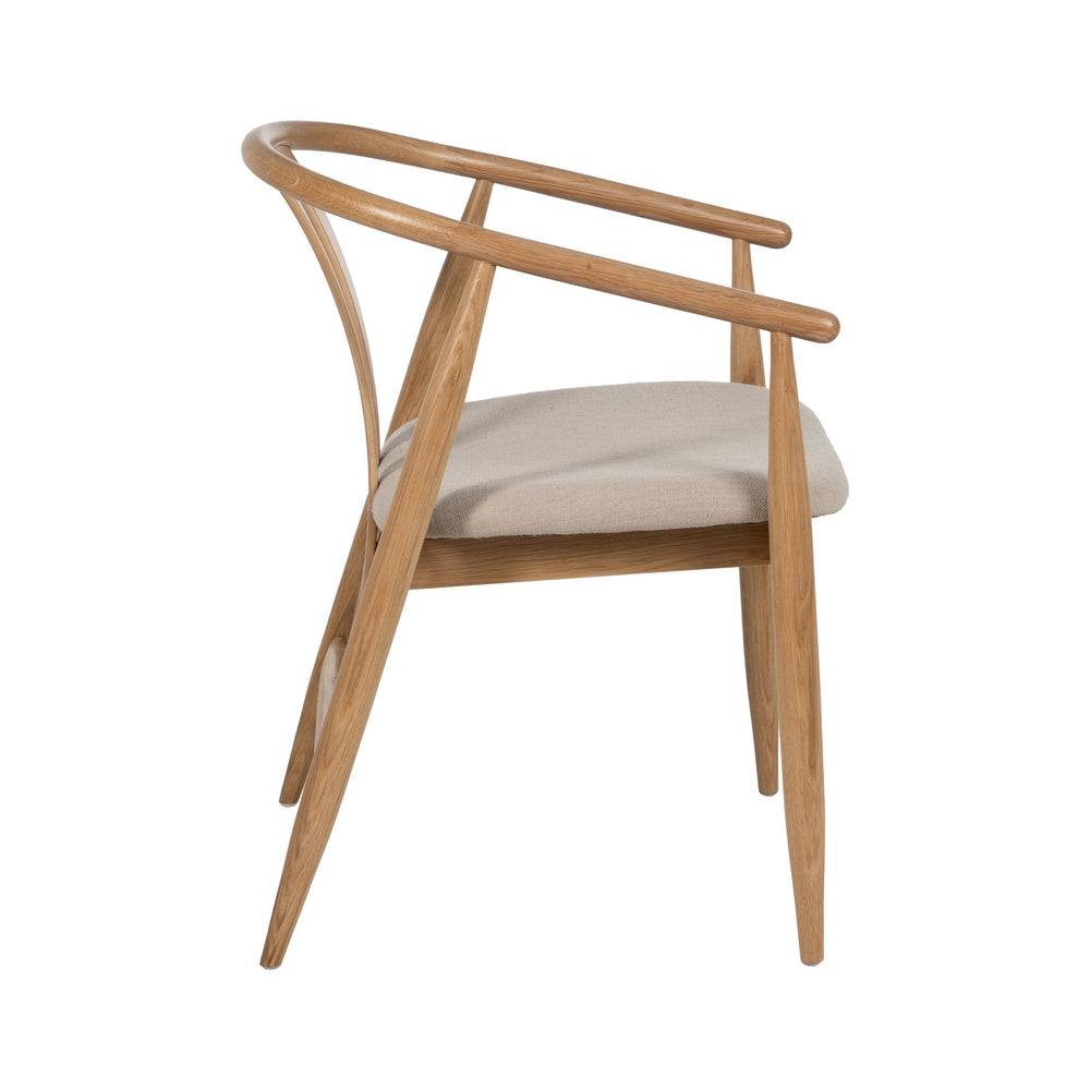 SILLA NATURAL TEJIDO-MADERA SALÓN 56,50 X 57 X 76,50 CM