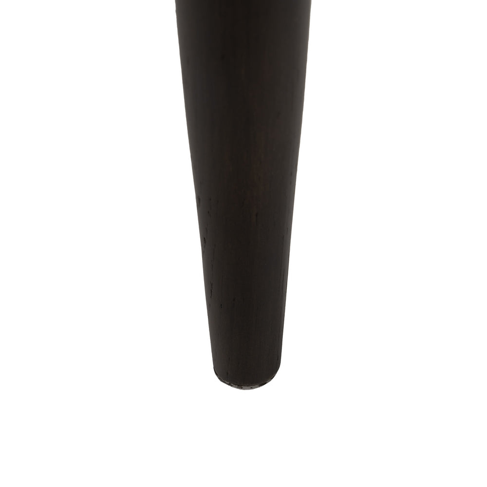 SILLA NEGRO TEJIDO-MADERA SALÓN 56,50 X 57 X 76 CM