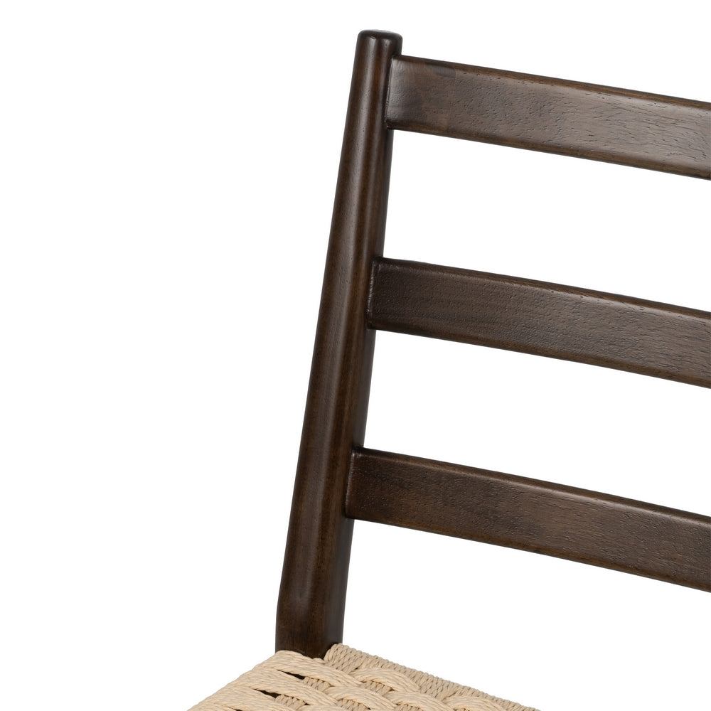 SILLA MARRÓN MADERA / FIBRA SALÓN 44 X 50 X 80 CM