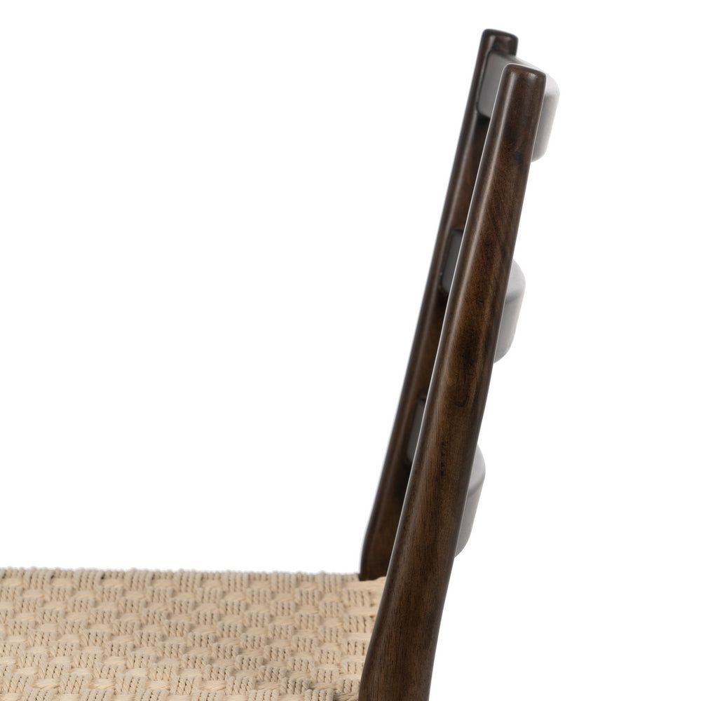 SILLA MARRÓN MADERA / FIBRA SALÓN 44 X 50 X 80 CM
