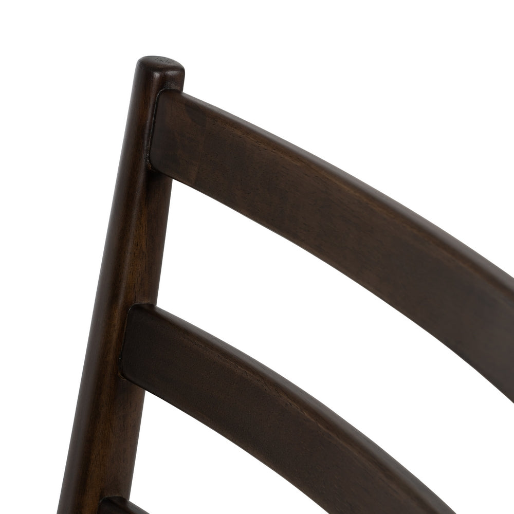 SILLA MARRÓN MADERA / FIBRA SALÓN 44 X 50 X 80 CM