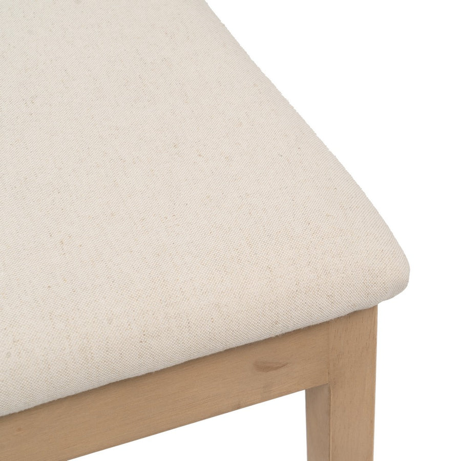 SILLA NATURAL-BEIGE TEJIDO-MADERA 41 X 50 X 81 CM