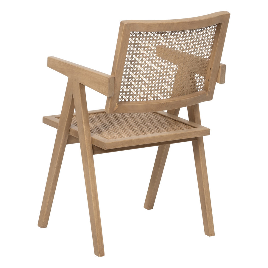 SILLA NATURAL MADERA CONTRACT 52,50 X 54 X 86 CM
