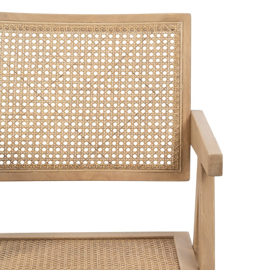 SILLA NATURAL MADERA CONTRACT 52,50 X 54 X 86 CM