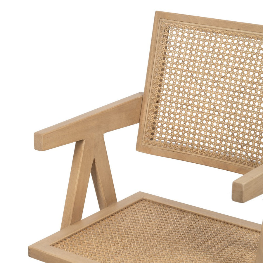 SILLA NATURAL MADERA CONTRACT 52,50 X 54 X 86 CM