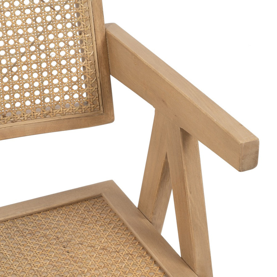 SILLA NATURAL MADERA CONTRACT 52,50 X 54 X 86 CM