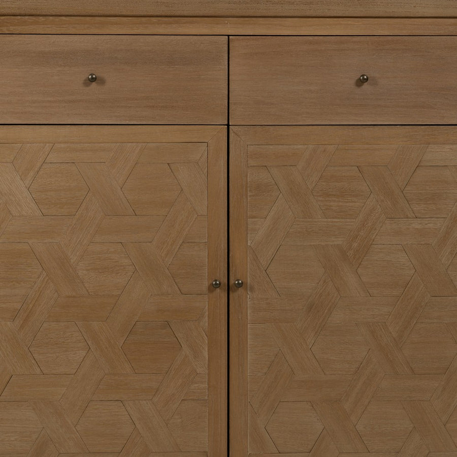 MUEBLE RECIBIDOR NATURAL DM-MADERA 90 X 40 X 90 CM