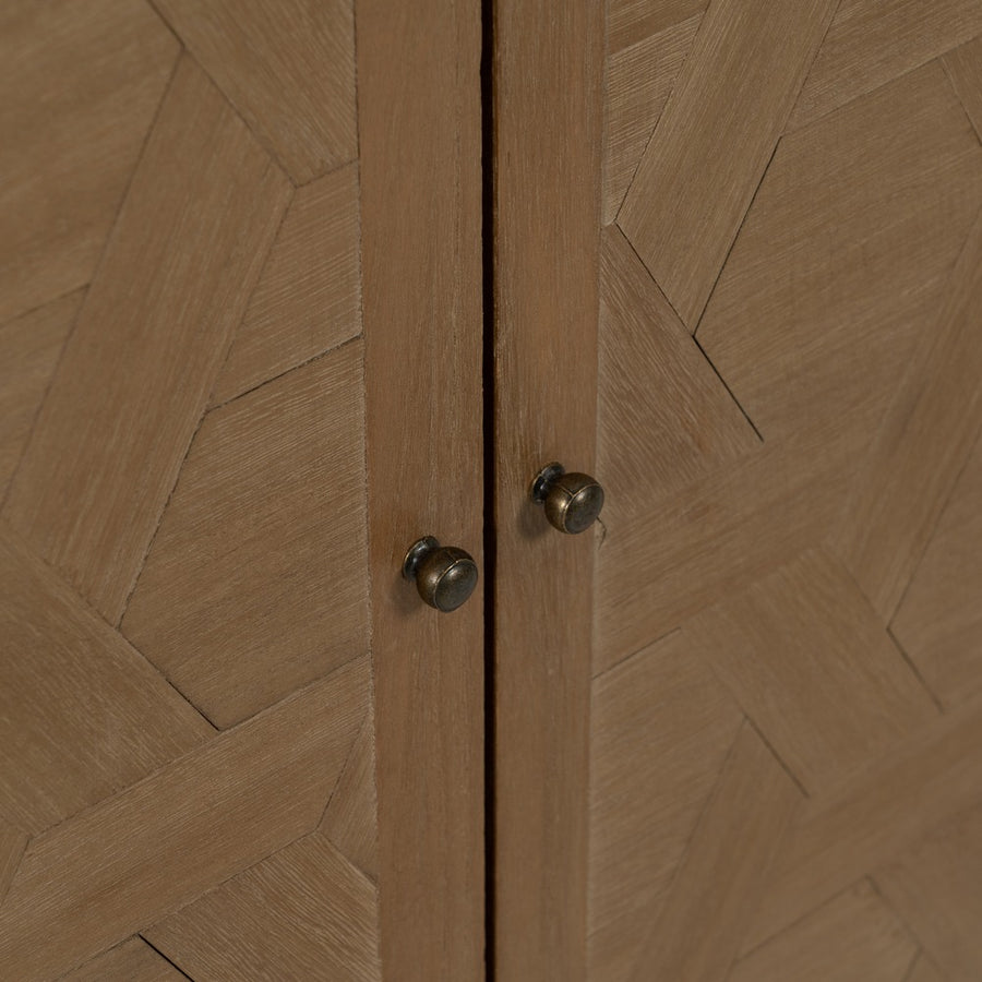 MUEBLE RECIBIDOR NATURAL DM-MADERA 90 X 40 X 90 CM