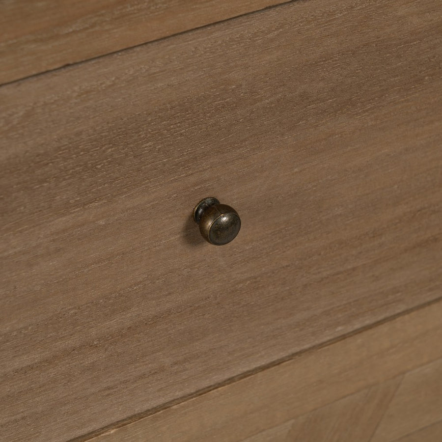 MUEBLE RECIBIDOR NATURAL DM-MADERA 90 X 40 X 90 CM