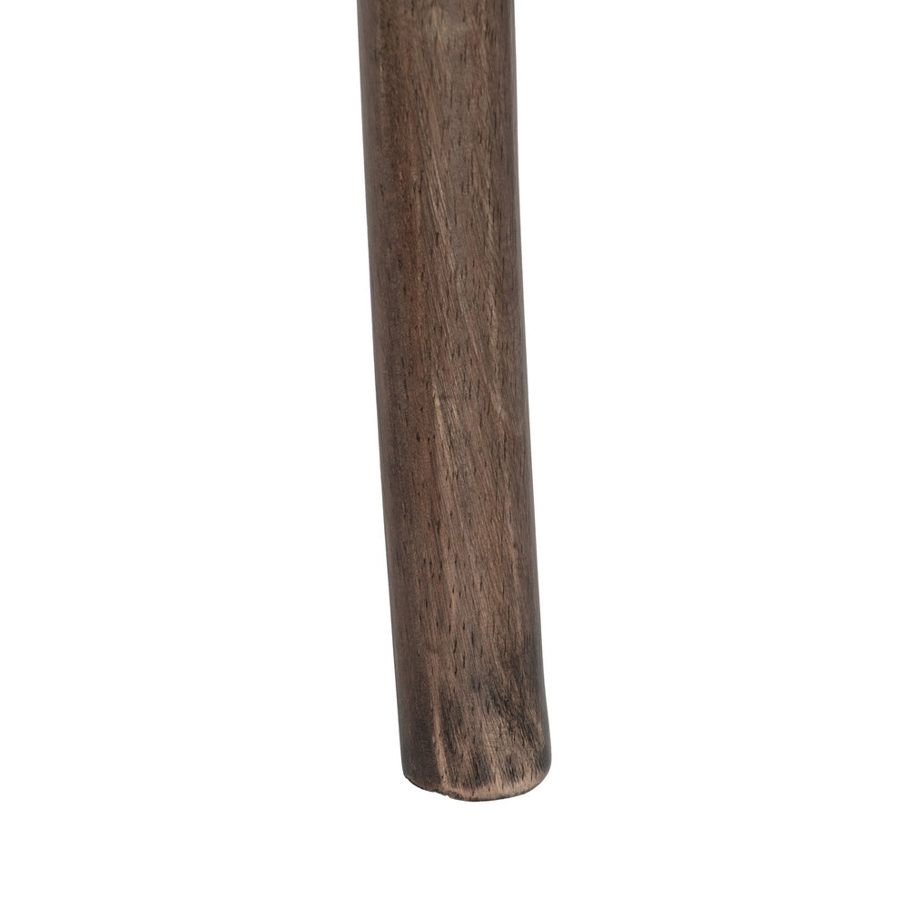 CHOCOLATE WOOD-RATTAN CHAIR 55 X 50 X 81 CM