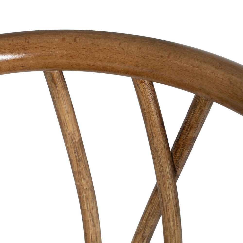 HONEY WOOD-RATTAN CHAIR 55 X 50 X 81 CM