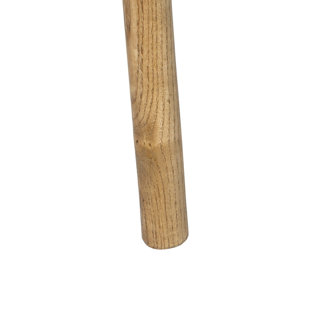 SILLA MARRÓN MADERA-RATÁN 55 X 50 X 81 CM