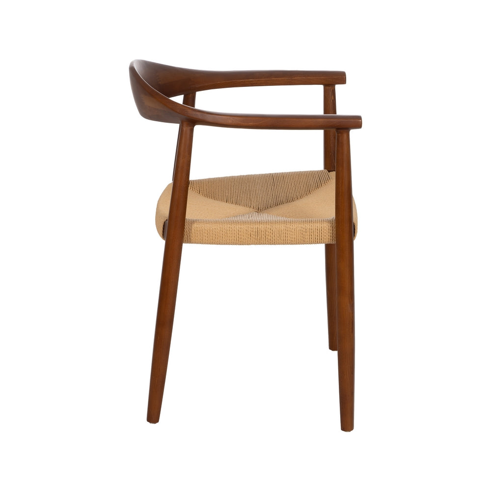 SILLA MARRÓN MADERA 63 X 44 X 77,50 CM