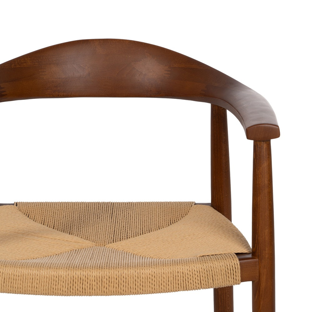 SILLA MARRÓN MADERA 63 X 44 X 77,50 CM