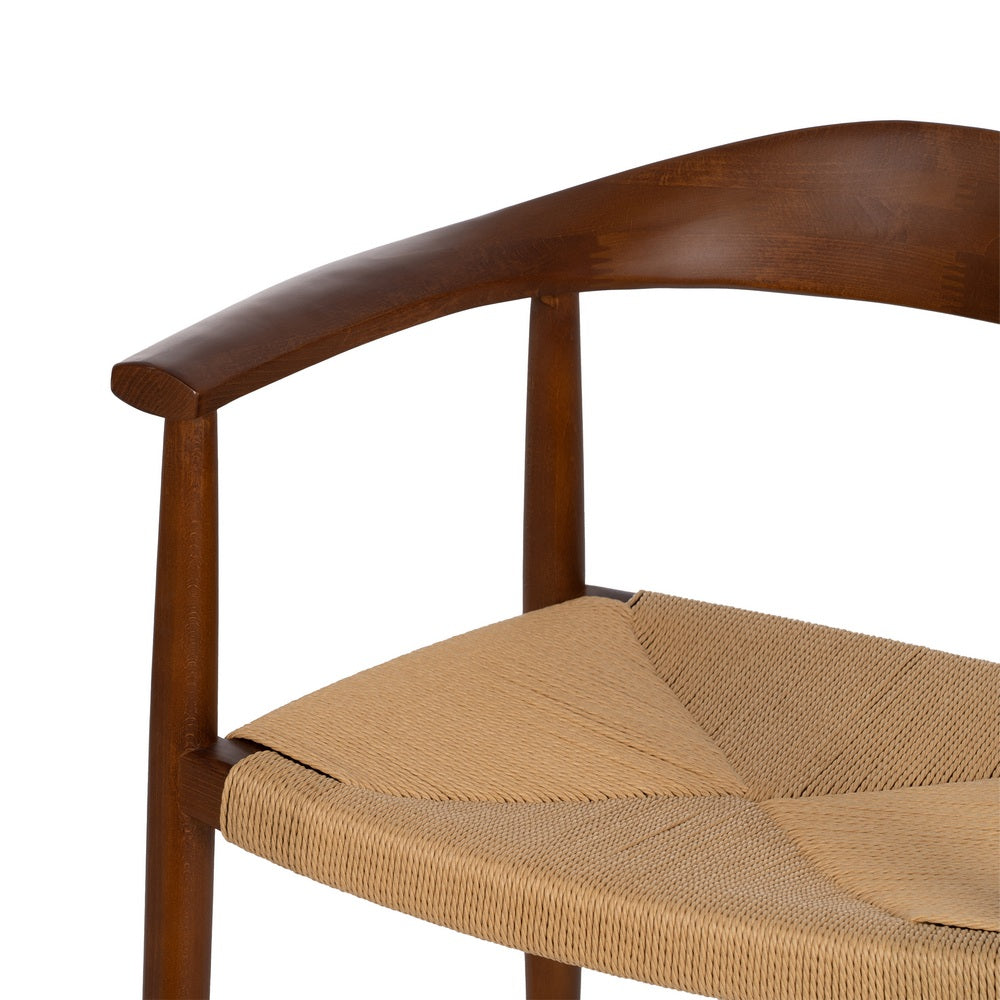 SILLA MARRÓN MADERA 63 X 44 X 77,50 CM