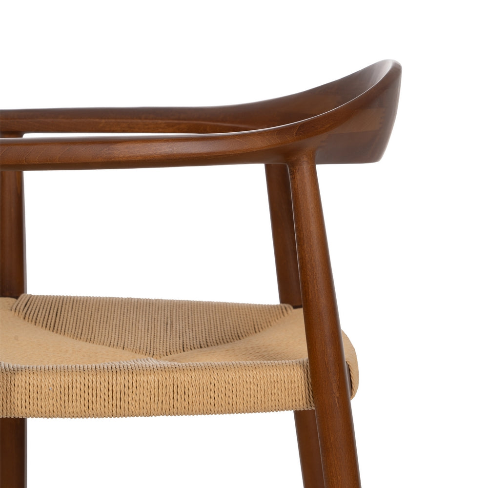 SILLA MARRÓN MADERA 63 X 44 X 77,50 CM