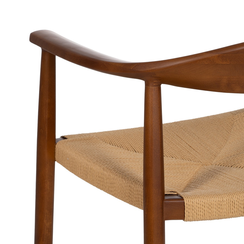 SILLA MARRÓN MADERA 63 X 44 X 77,50 CM