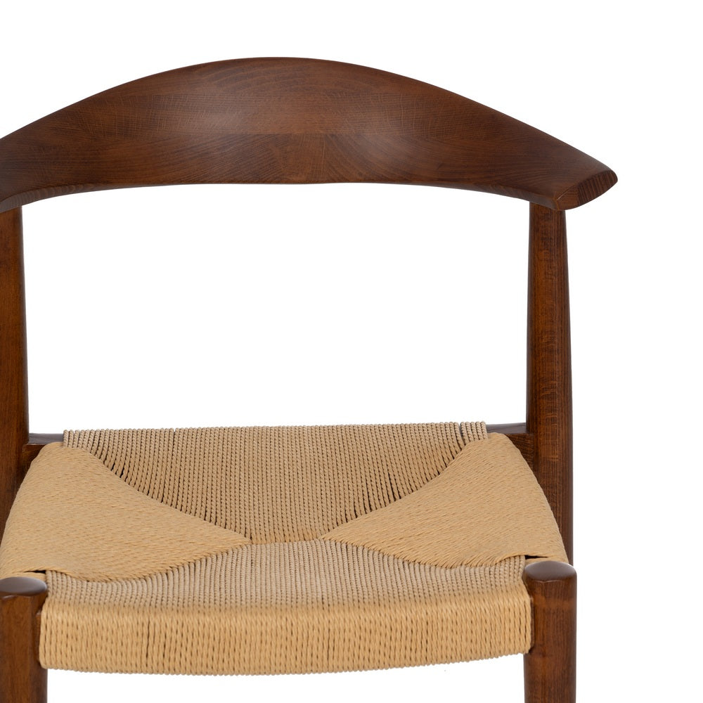 SILLA MARRÓN MADERA 43 X 44,80 X 76,50 CM