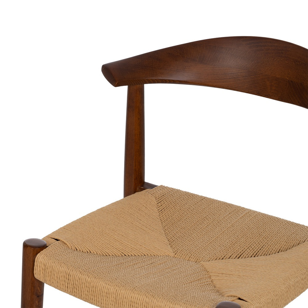 SILLA MARRÓN MADERA 43 X 44,80 X 76,50 CM