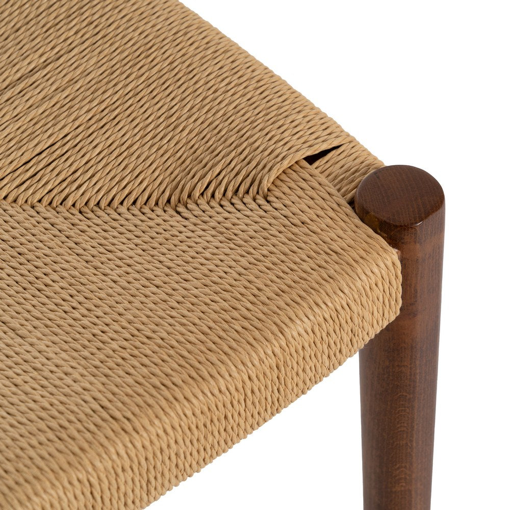 SILLA MARRÓN MADERA 43 X 44,80 X 76,50 CM