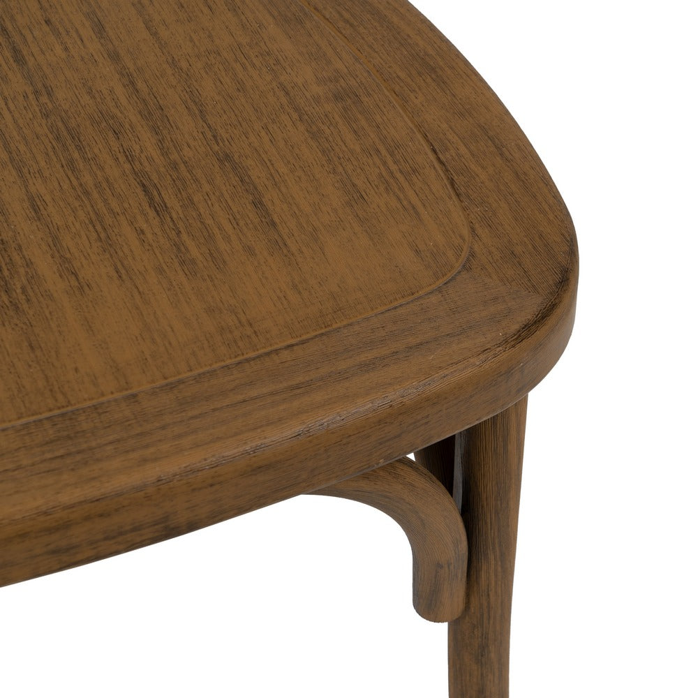 BROWN POLYPROPYLENE CONTRACT CHAIR 50 X 41.50 X 89 CM