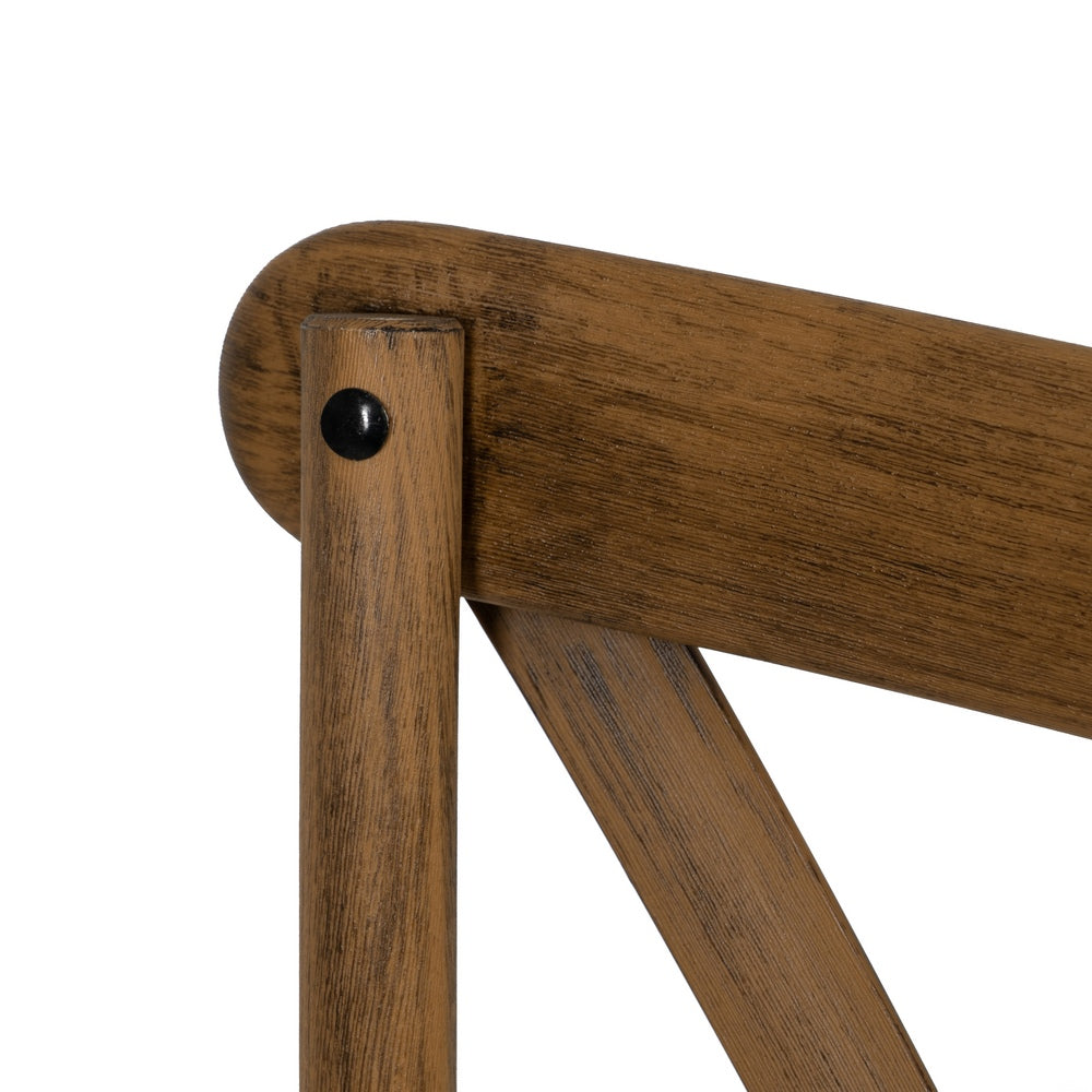 BROWN POLYPROPYLENE CONTRACT CHAIR 50 X 41.50 X 89 CM
